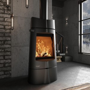 Чавунна піч камін на дровах RAVAN Kalipso 14 кВт